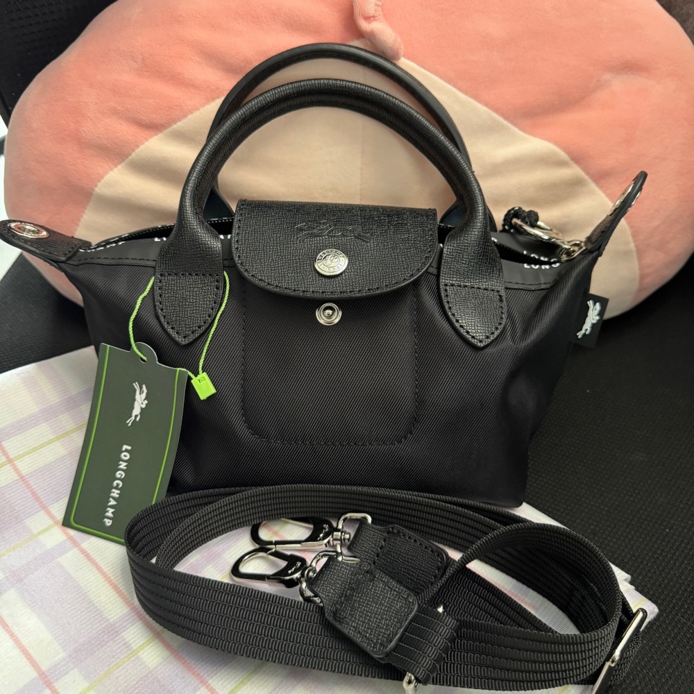 Longchamp Le Pliage Energy XS Handbag in Black